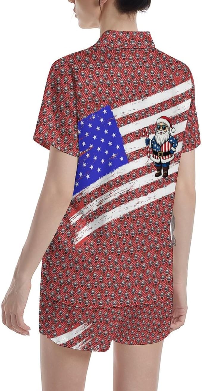 Women's Pajama Set - Short Sleeve - 2 Piece