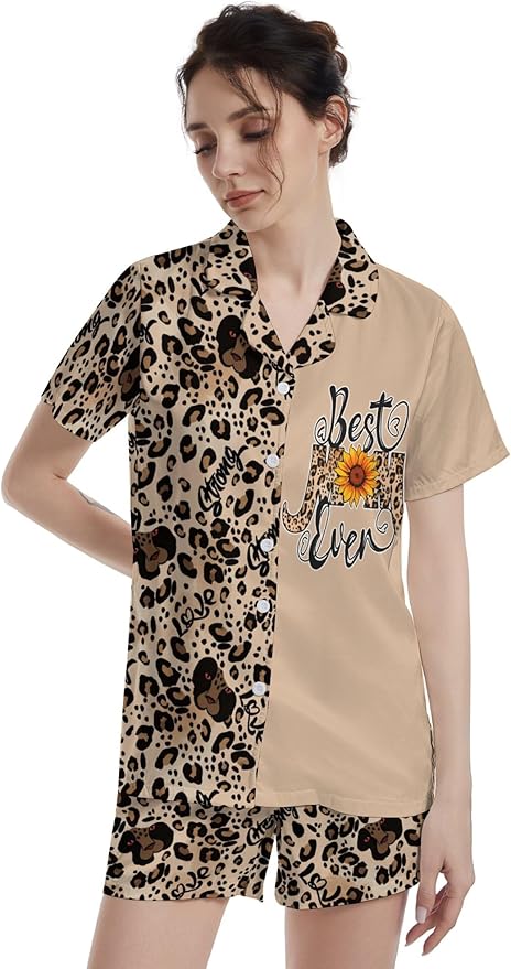 Women's Pajama Set - Short Sleeve - 2 Piece