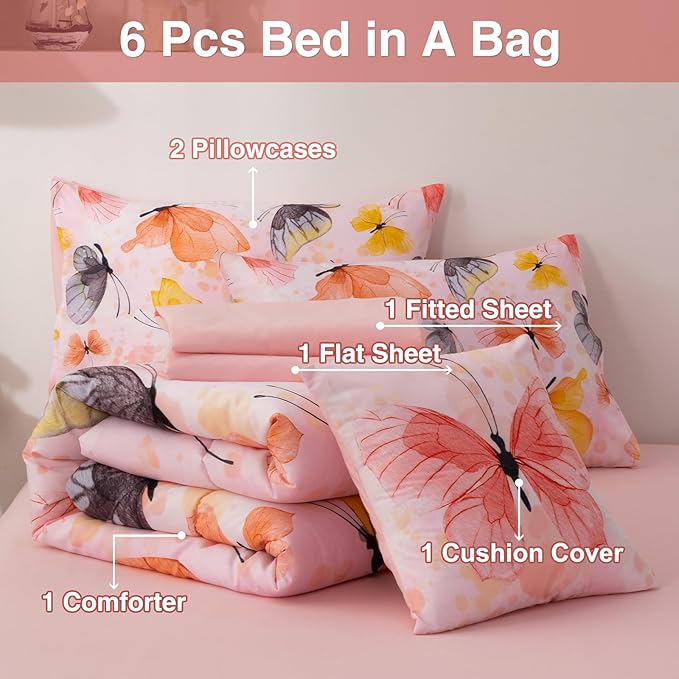 Comforter Set - Twin - 6 Piece