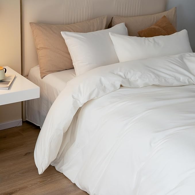 Linen Duvet Cover Set - Queen - 90 x 98 in - 3 Piece