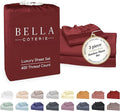 Bamboo Cooling Bed Sheet Set - Twin XL - 18 in Deep Pocket