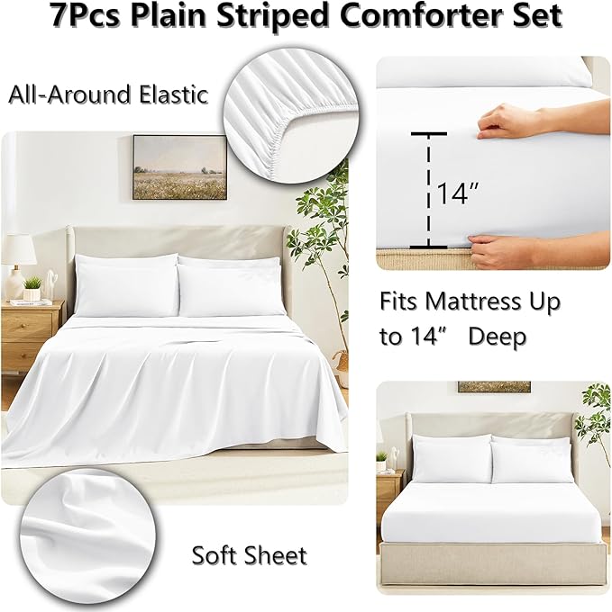 Comforter Set - Full - 7 Piece