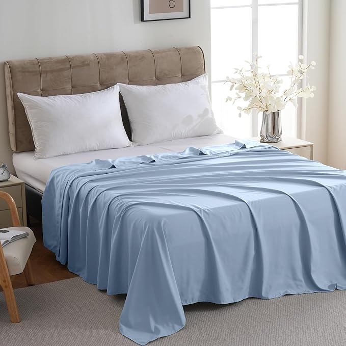 Microfiber Hypoallergenic Flat Sheet - Twin - 6 Pack