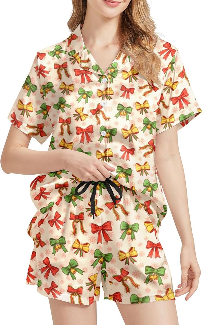 Women's Pajama Set - Short Sleeve - 2 Piece