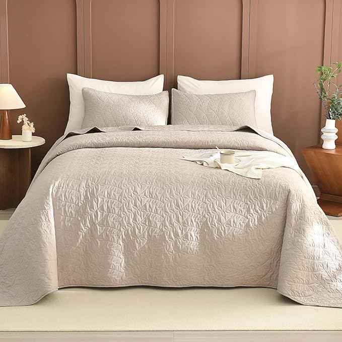 100% Cotton Bedding Set - King - 3 Piece