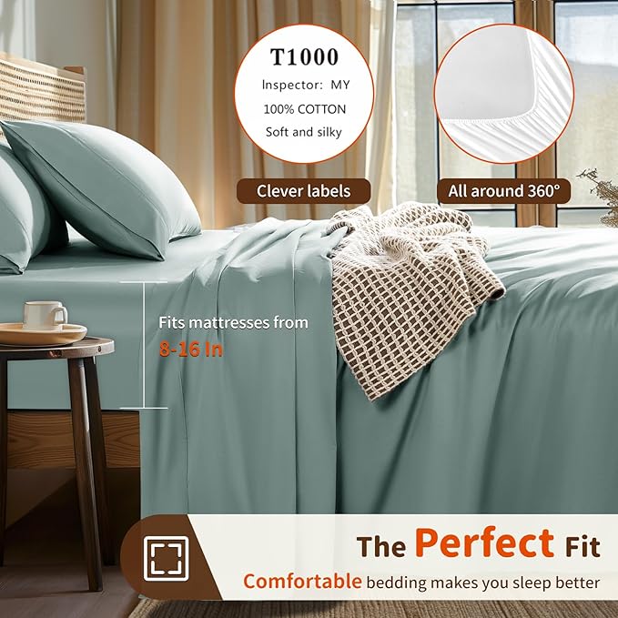 Bed Sheet Set - King - 4 Piece