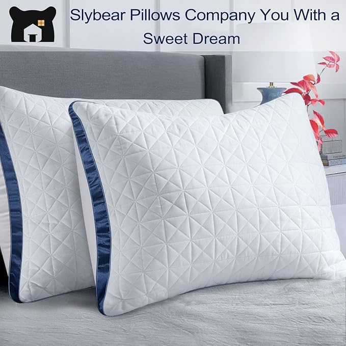 Down Alternative Cooling Bed Pillow - Standard - 2 Pack