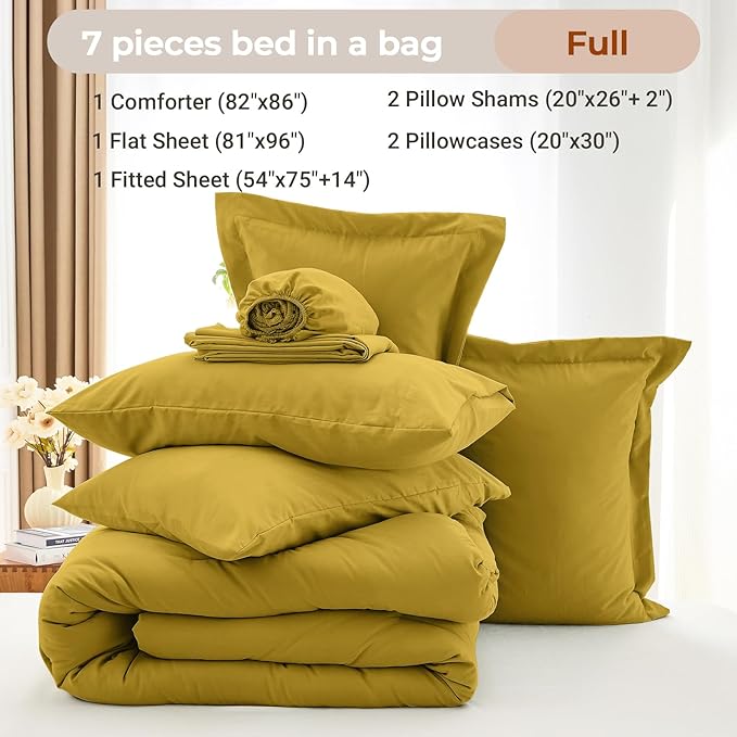 Comforter Set - Full - 7 Piece