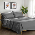Linen Cooling Bed Sheet Set - King - 17 in Deep Pocket - 4 Piece