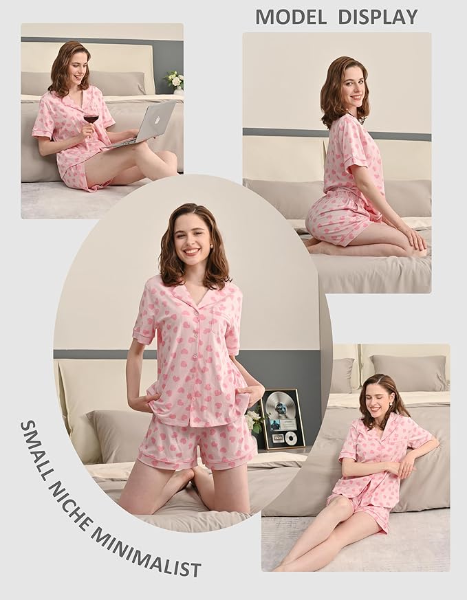Women's 100% Cotton Pajama Set - 2 Piece