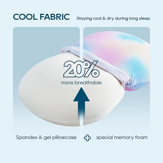 Memory Foam Cooling Bed Pillow
