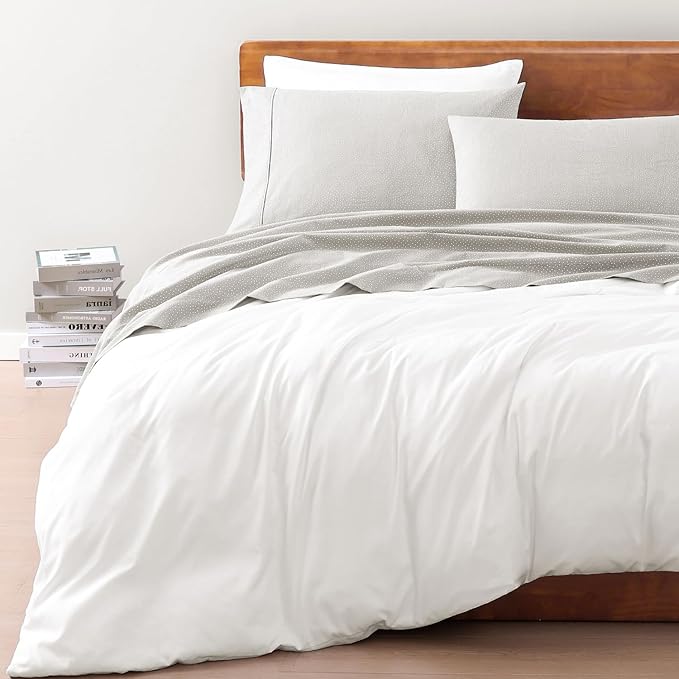 Linen Bed Sheet Set - Queen - 15 in Deep Pocket - 4 Piece