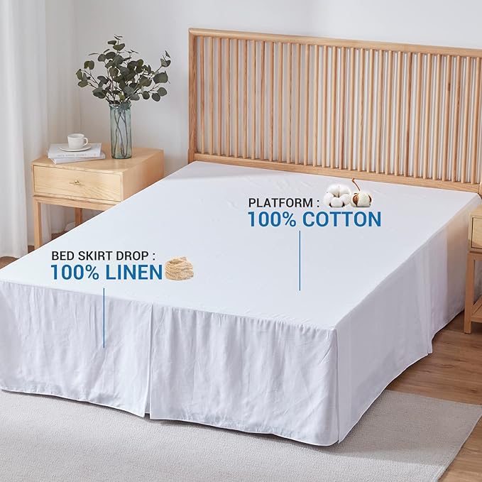 Linen Bed Skirt - Queen