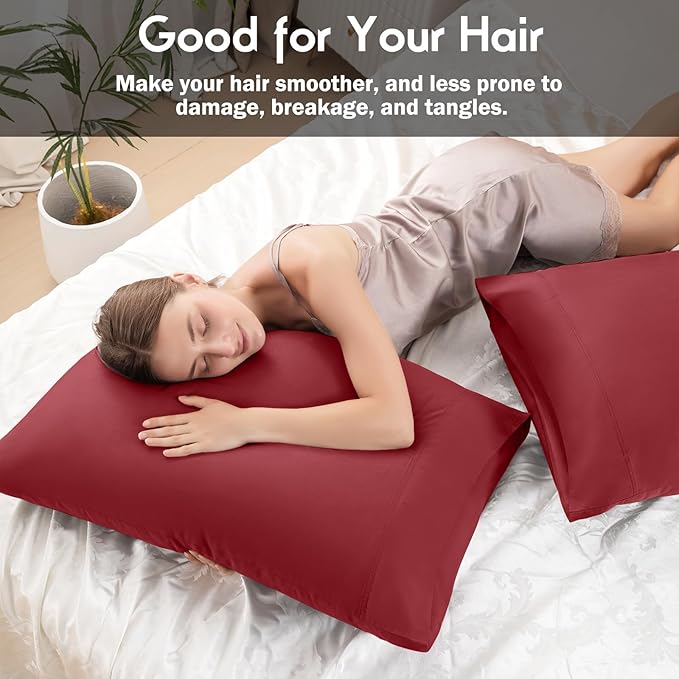 Bamboo Cooling Pillowcase Set - King - 2 Pack