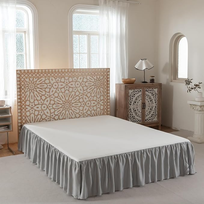 Bamboo Bed Skirt - Queen - 14 in Drop
