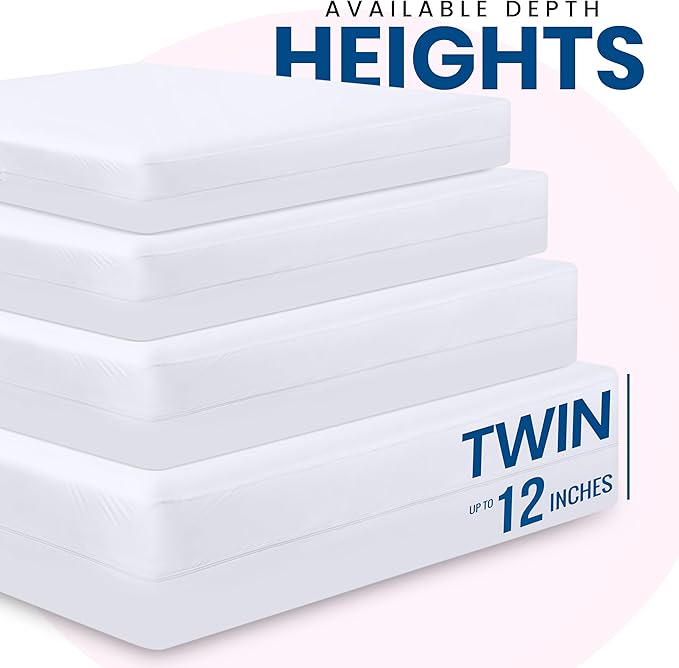 Waterproof Mattress Protector - Twin