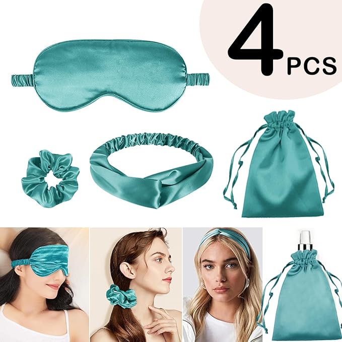 Satin Sleep Mask - 4 Piece