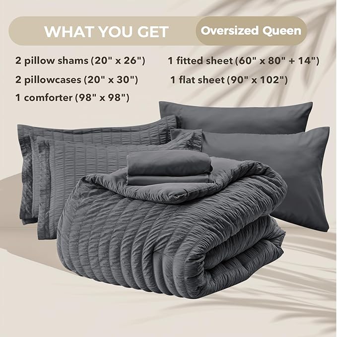 Comforter Set - Queen - 7 Piece