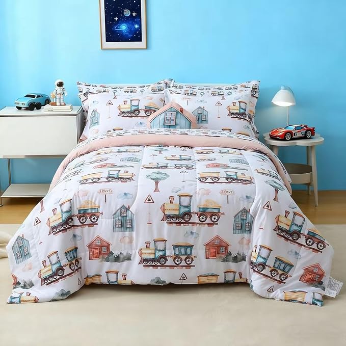 Microfiber Comforter Set - Twin - 6 Piece