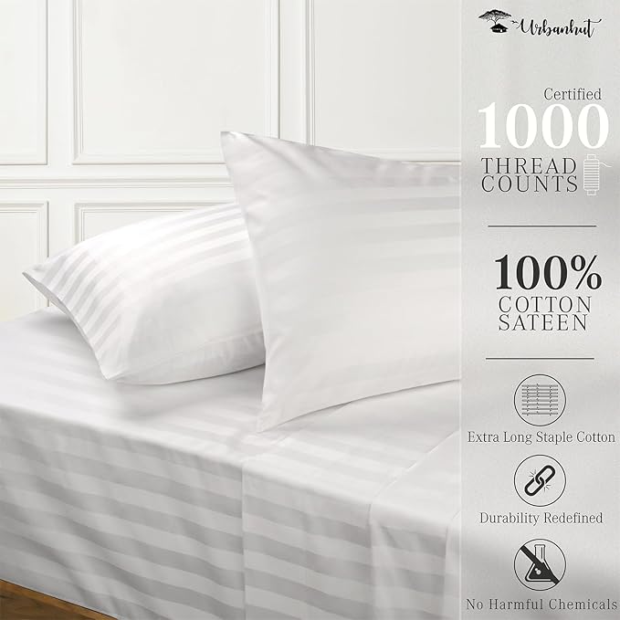 Bed Sheet Set - California King - 16 in Deep Pocket - 4 Piece