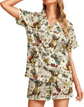 Women's Pajama Set - Short Sleeve - 2 Piece