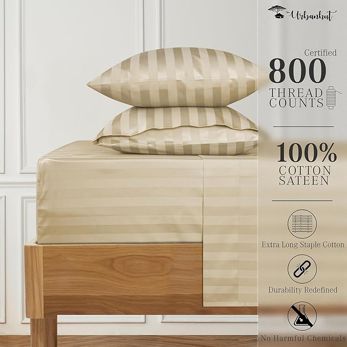 Bed Sheet Set - Full - 16 in Deep Pocket - 4 Piece