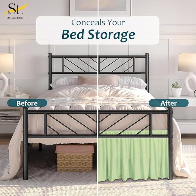 Linen Bed Skirt - Full
