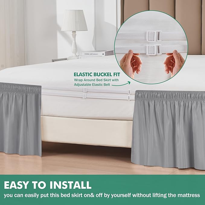 Bed Skirt - Twin XL - 15 in Drop