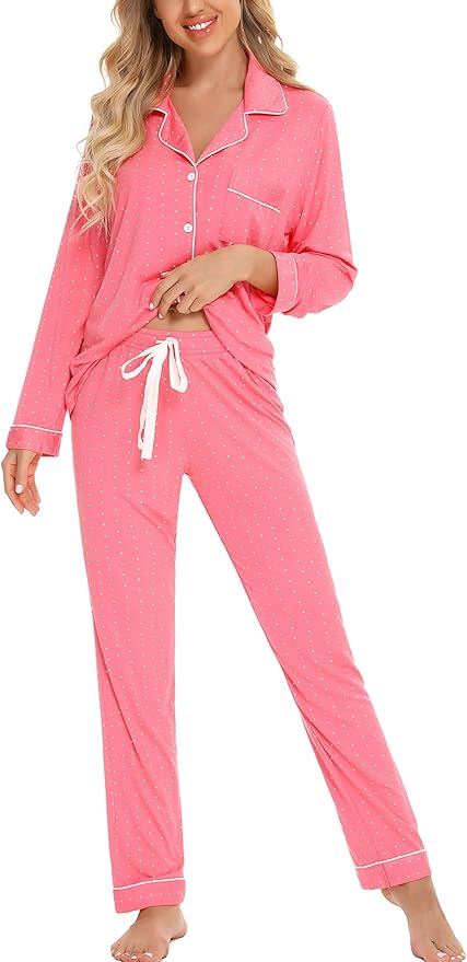 Women's Pants Pajama Set - Long Sleeve - 2 Piece