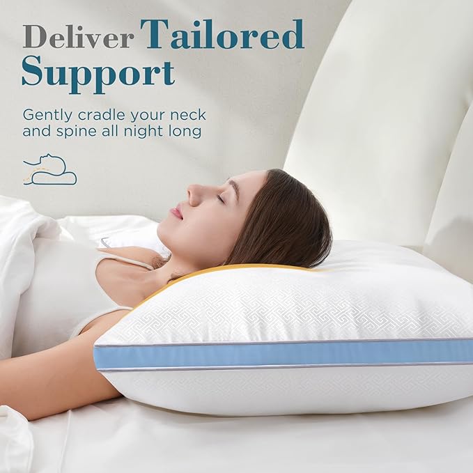Down Alternative Cooling Bed Pillow - Queen - 2 Piece
