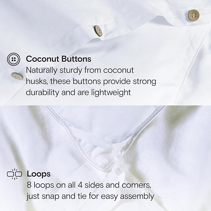Linen Cooling Duvet Cover Set - King