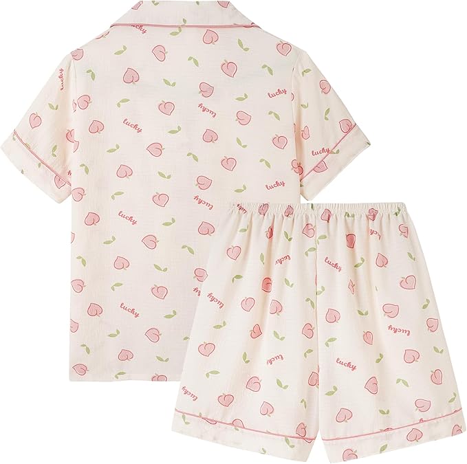 Shorts Pajama Set - Short Sleeve - 2 Piece