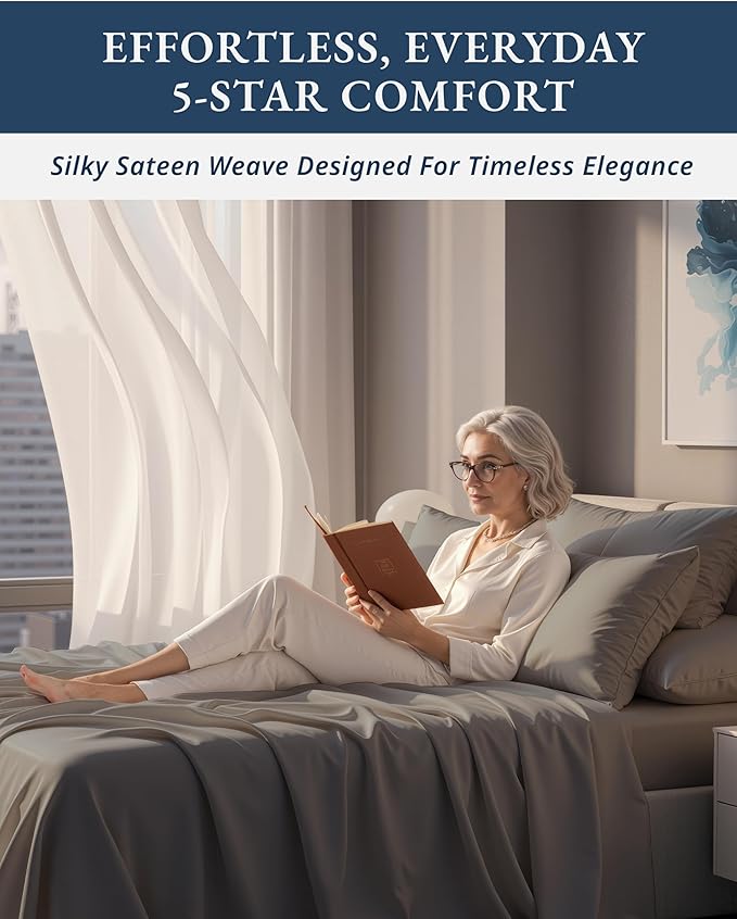 Linen Cooling Bed Sheet Set - Twin - 15 in Deep Pocket