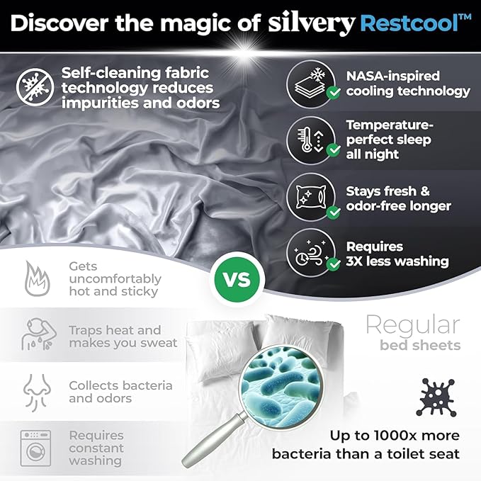 Cooling Pillowcase Set - Queen - 2 Pack