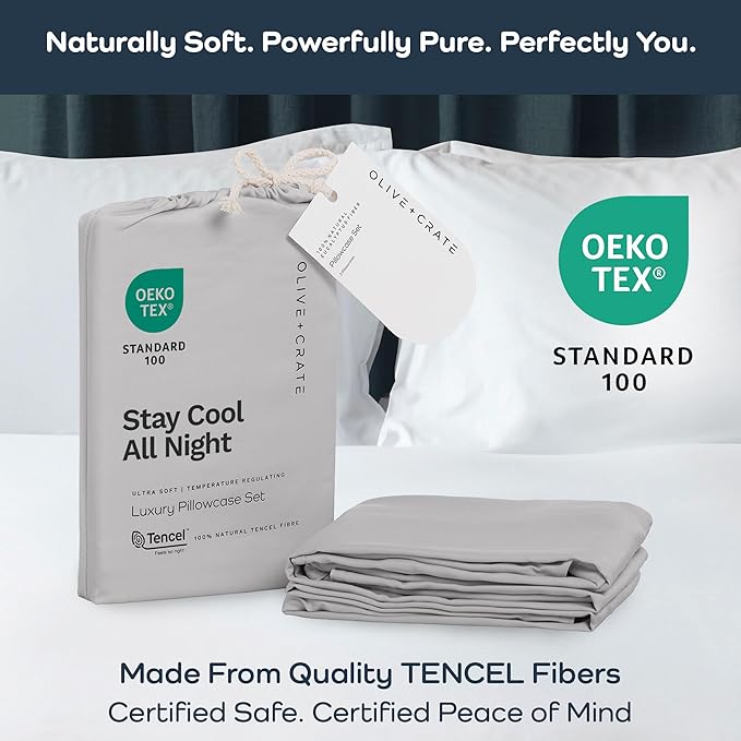 Cooling Pillowcase Set - King - 2 Piece