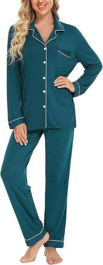 Women's Pants Pajama Set - Long Sleeve - 2 Piece