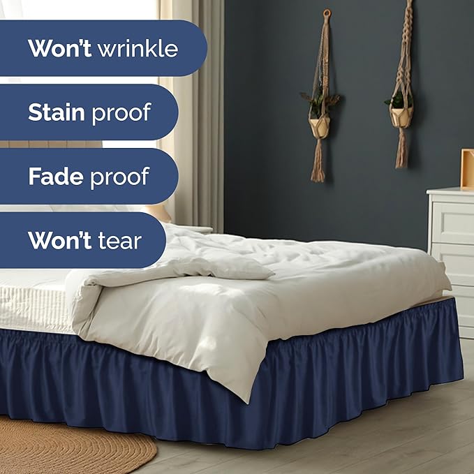 Bed Skirt - Full - 21 in Drop