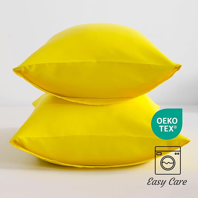 Microfiber Pillowcase Set - 14 x 20 in - 2 Pack - 2 Piece