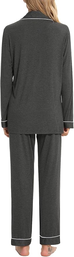 Women's Pants Pajama Set - Long Sleeve - 2 Piece
