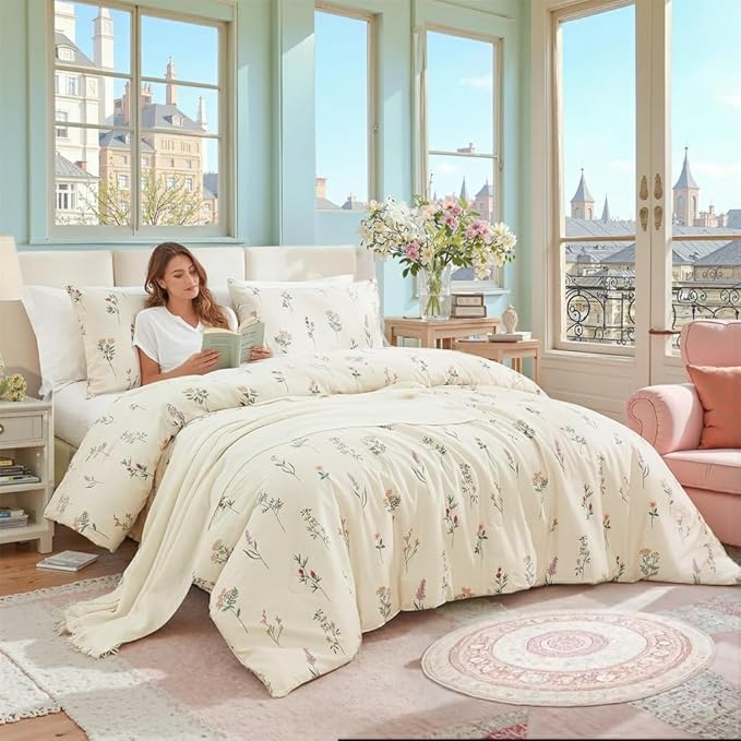 Linen Duvet Cover Set - King - 3 Piece