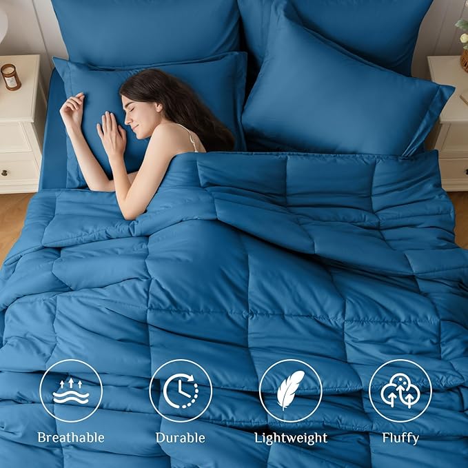 Down Alternative Comforter Set - Queen - 7 Piece