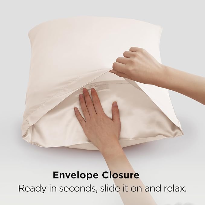 Satin Pillowcase Set - Standard - 20 x 26 in - 2 Piece