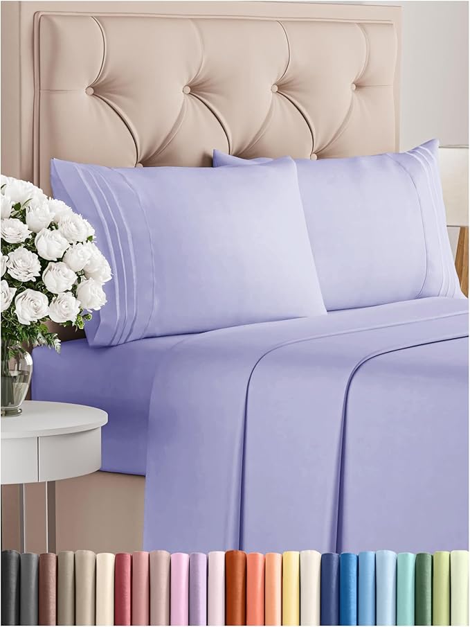 Cooling Bed Sheet Set - King - 4 Piece