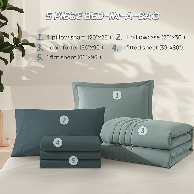 Comforter Set - Twin XL - 5 Piece