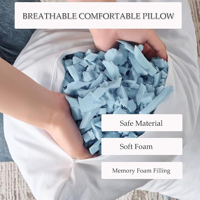 Memory Foam Orthopedic Body Pillow - Full - 20 x 54 in