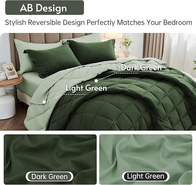 Comforter Set - Queen - 7 Piece