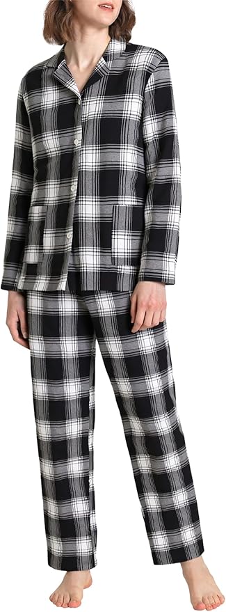 Women's Flannel Pajama Set - 2 Piece