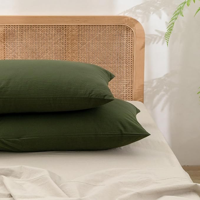 Linen Pillowcase Set - Standard - 20 x 26 in