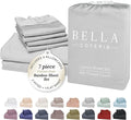 Bamboo Cooling Bed Sheet Set - Split King - 7 Piece