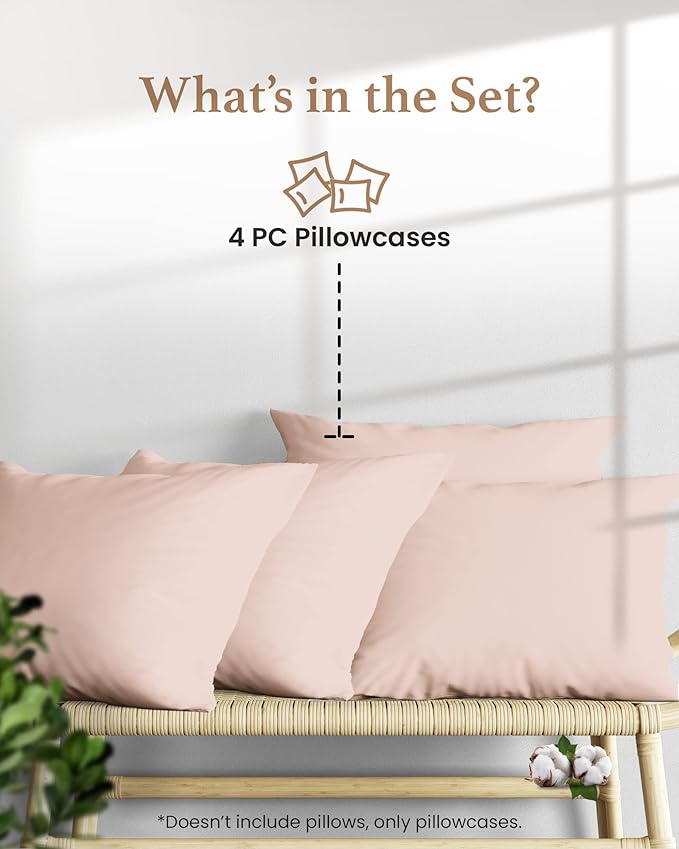 Pillowcase Set - Standard - 4 Piece